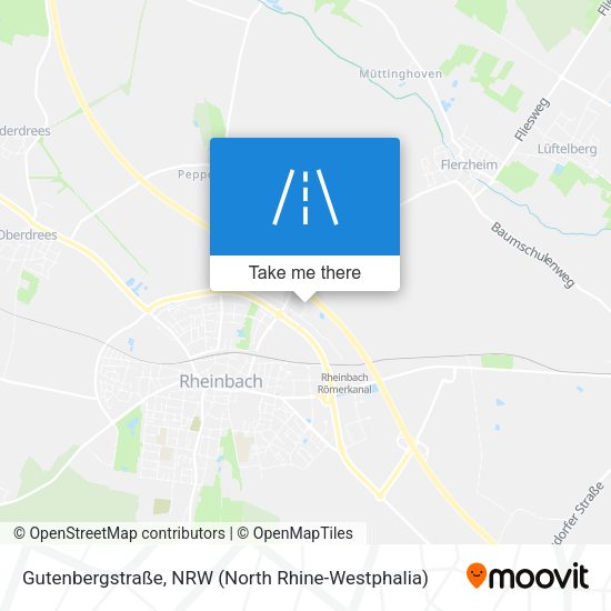 Gutenbergstraße map