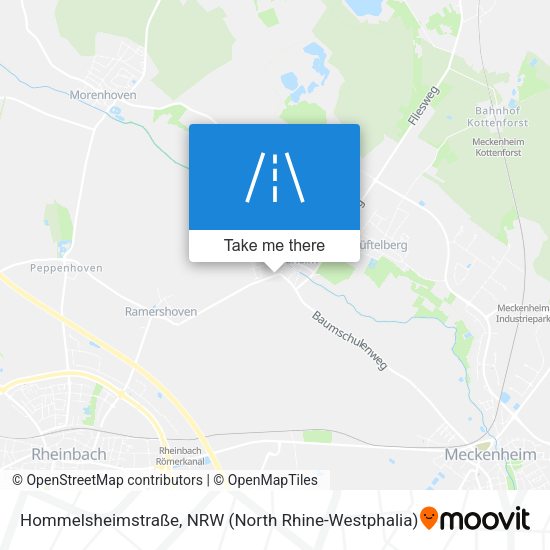 Hommelsheimstraße map
