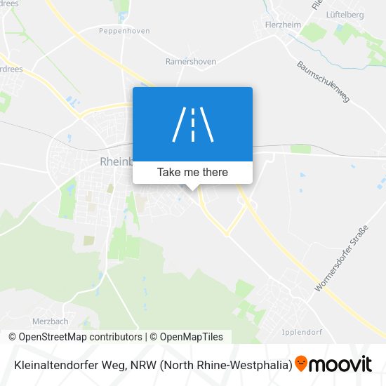 Kleinaltendorfer Weg map