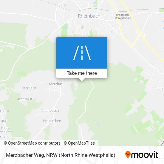 Merzbacher Weg map