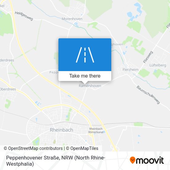 Peppenhovener Straße map