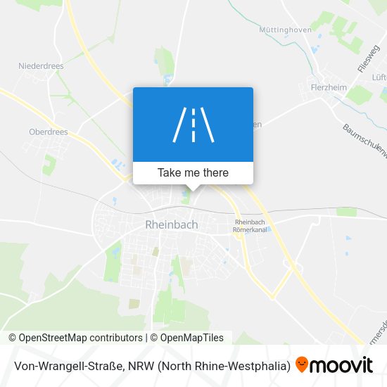 Von-Wrangell-Straße map