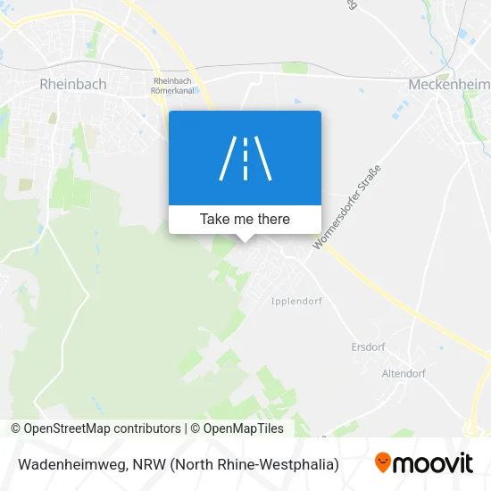 Карта Wadenheimweg