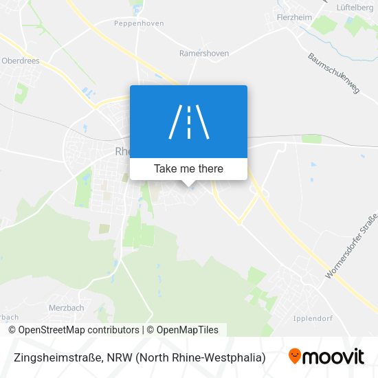 Zingsheimstraße map