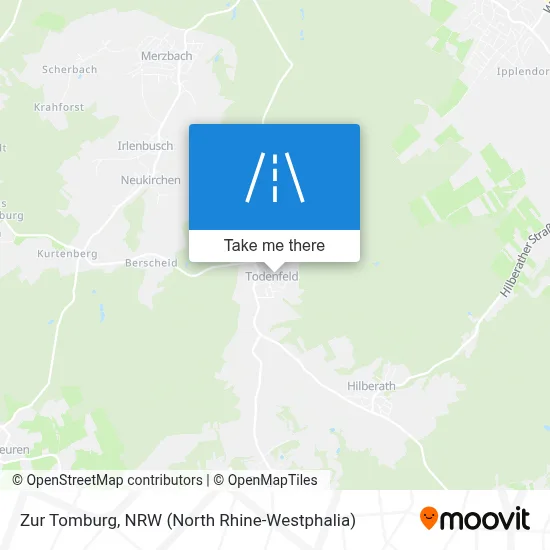 Zur Tomburg map