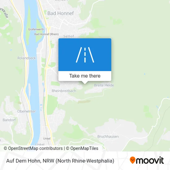 Карта Auf Dem Hohn