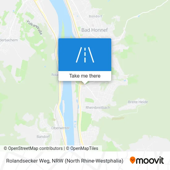 Rolandsecker Weg map