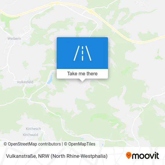 Карта Vulkanstraße