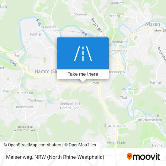 Meisenweg map