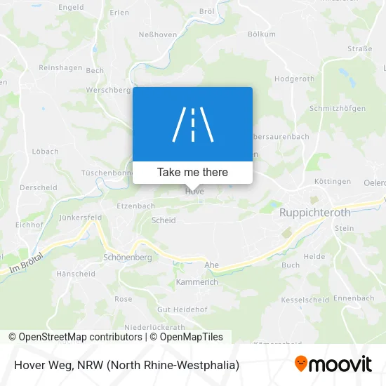 Карта Hover Weg