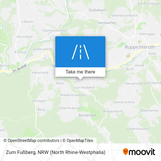 Карта Zum Fußberg