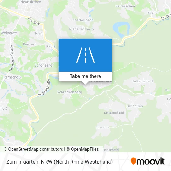 Карта Zum Irrgarten