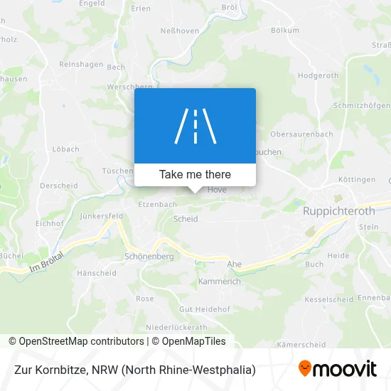 Zur Kornbitze map