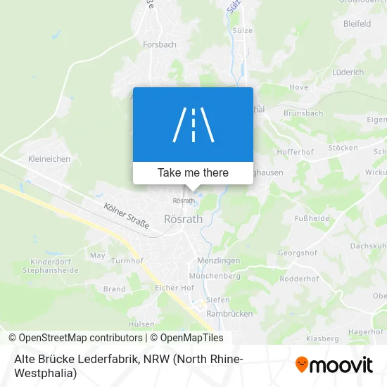 Alte Brücke Lederfabrik map