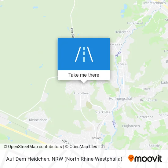 Карта Auf Dem Heidchen