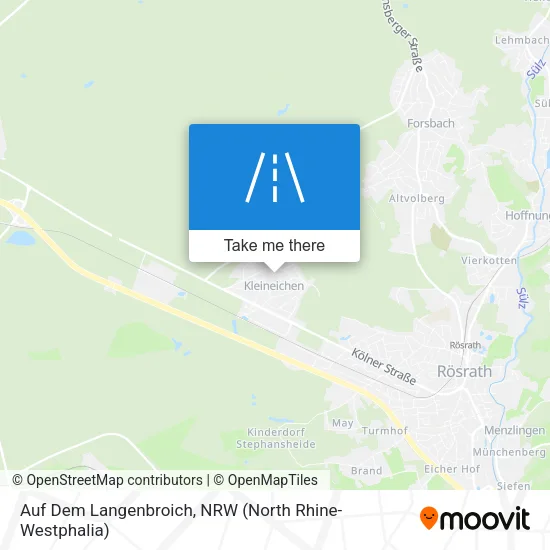 Карта Auf Dem Langenbroich