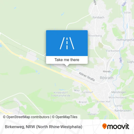 Birkenweg map