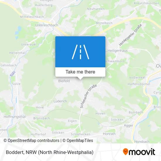Карта Boddert