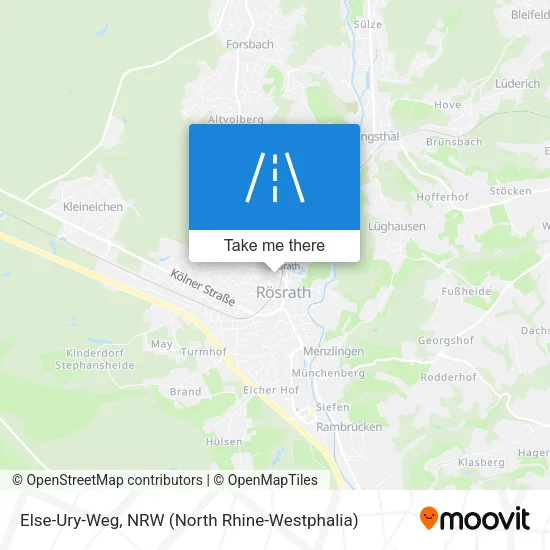 Карта Else-Ury-Weg