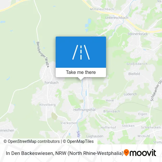 Карта In Den Backeswiesen