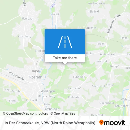 In Der Schneekaule map
