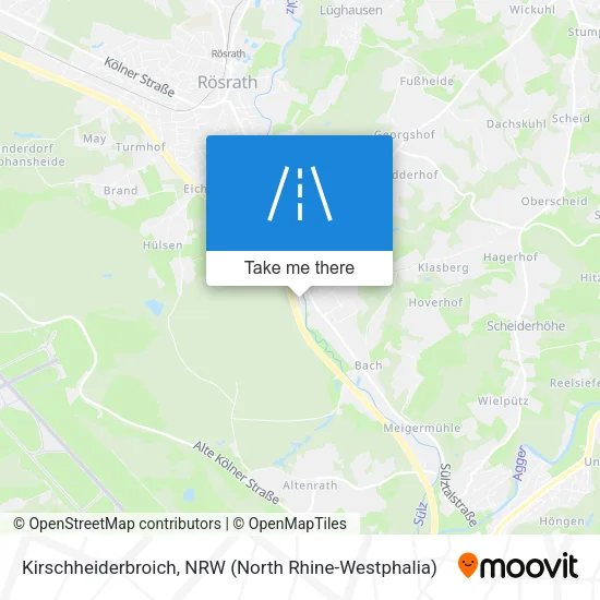 Карта Kirschheiderbroich