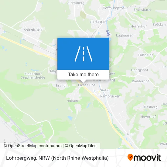Lohrbergweg map