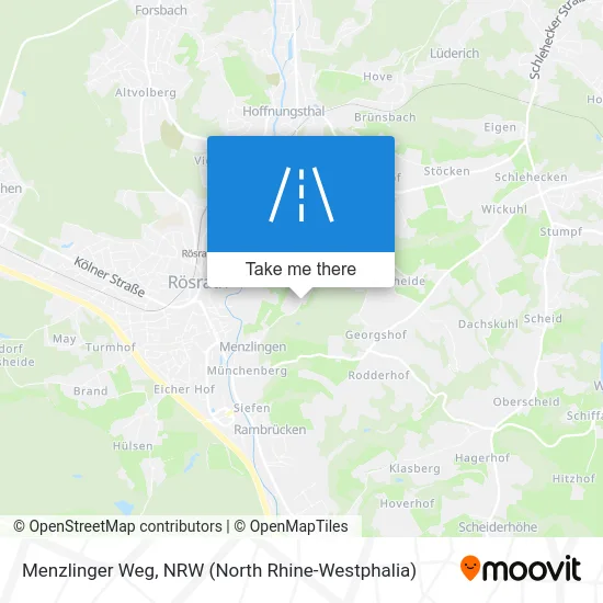 Карта Menzlinger Weg