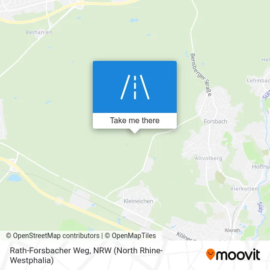 Rath-Forsbacher Weg map