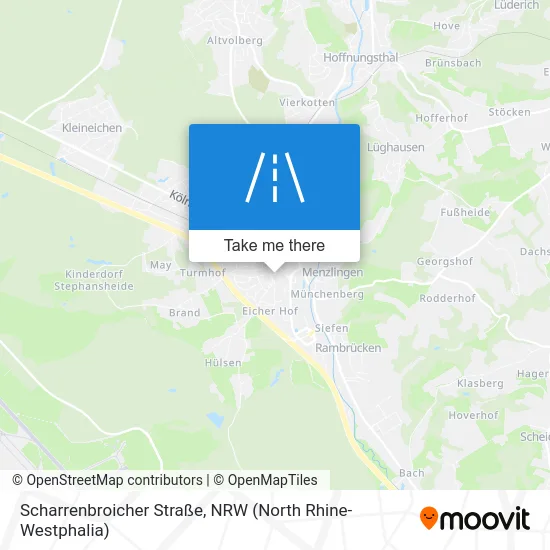 Карта Scharrenbroicher Straße