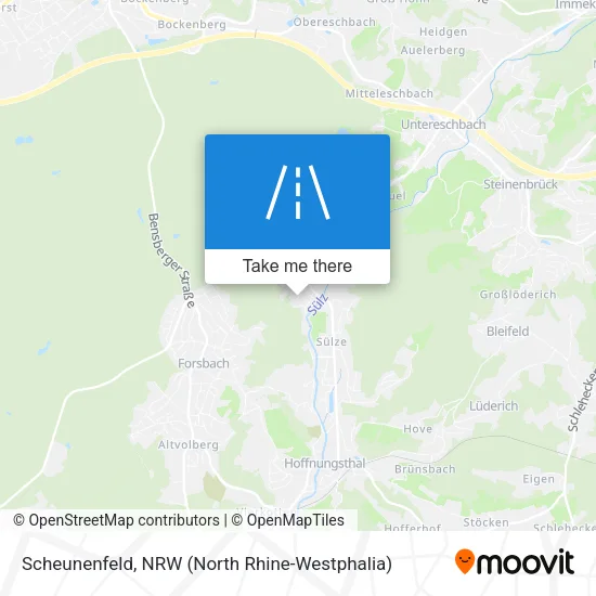 Карта Scheunenfeld