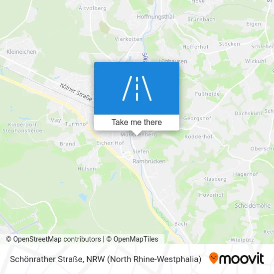 Карта Schönrather Straße