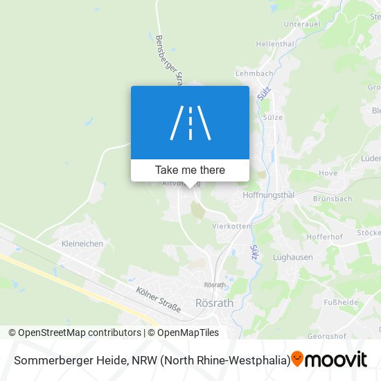 Sommerberger Heide map