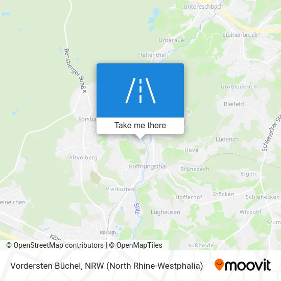 Карта Vordersten Büchel
