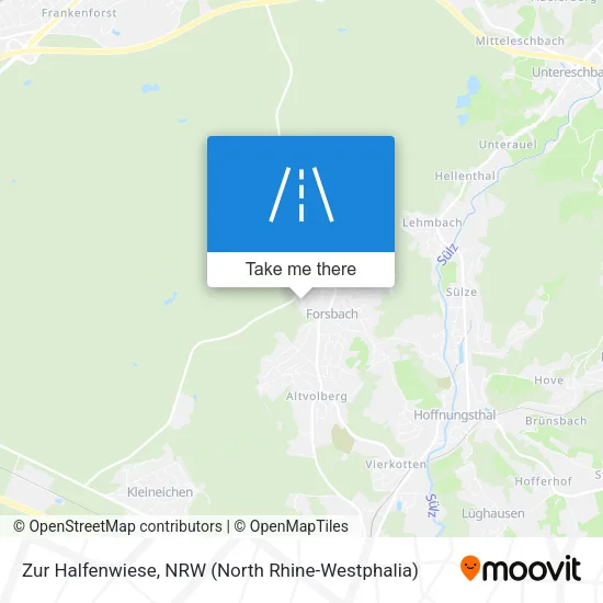 Карта Zur Halfenwiese