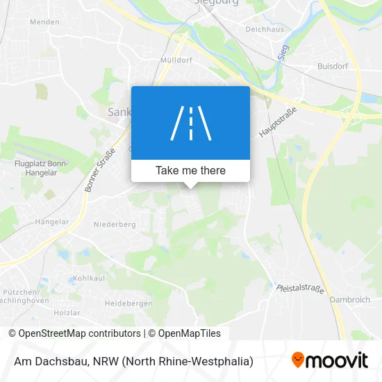 Am Dachsbau map