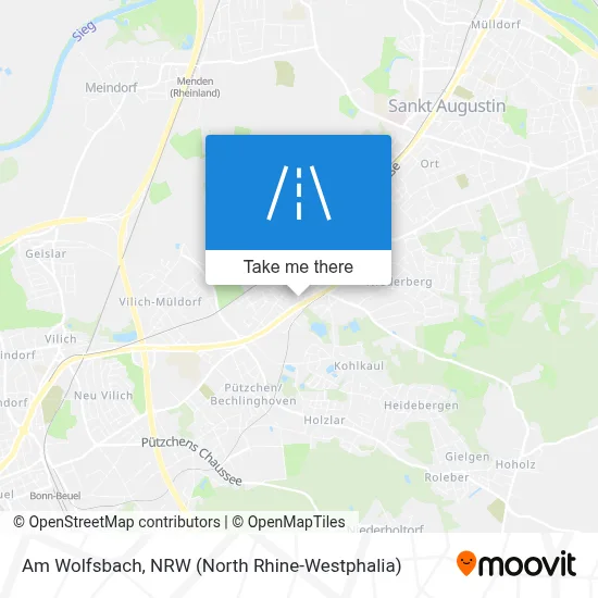 Am Wolfsbach map