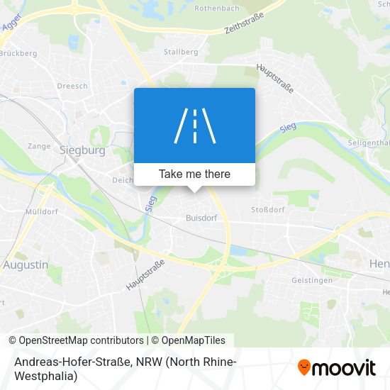 Andreas-Hofer-Straße map