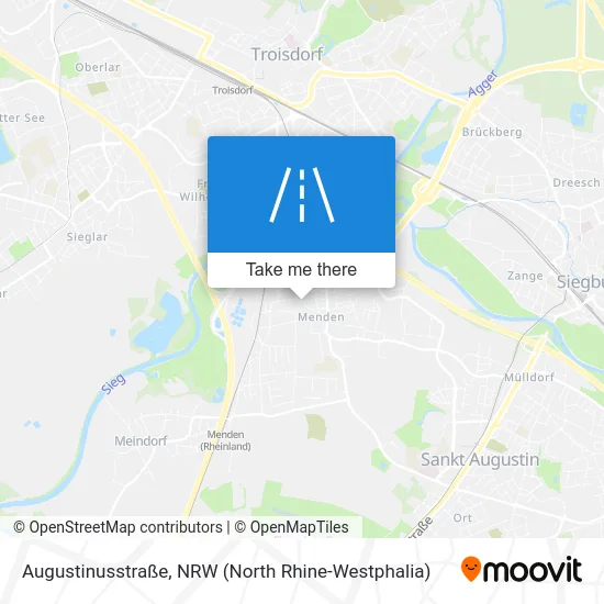 Карта Augustinusstraße