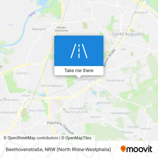 Карта Beethovenstraße