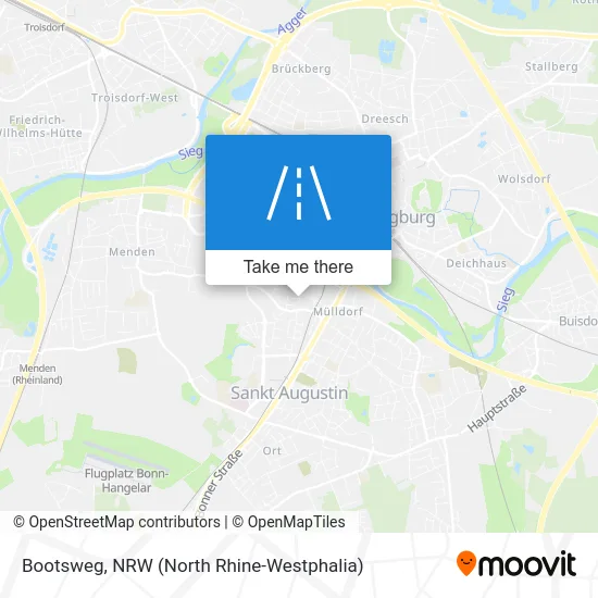 Bootsweg map