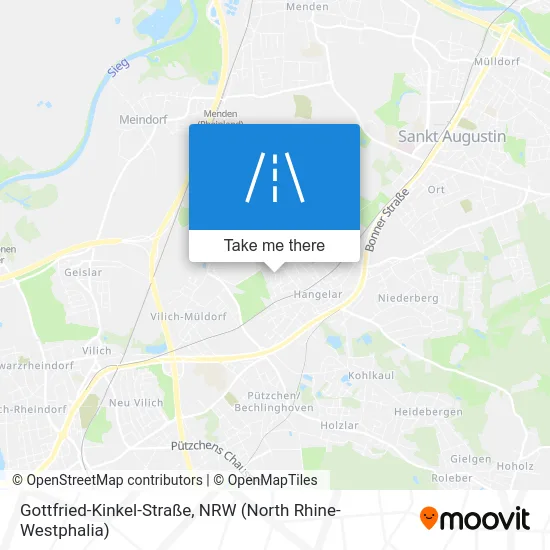 Карта Gottfried-Kinkel-Straße