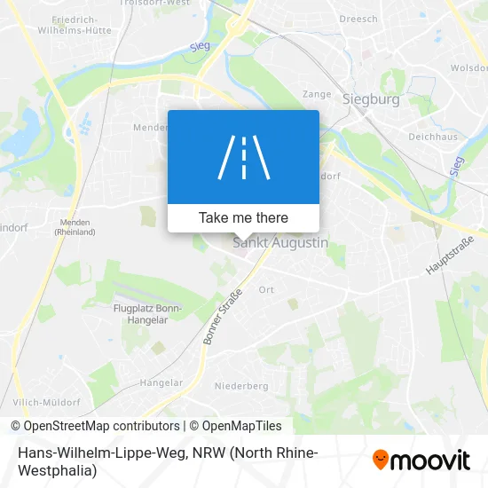 Hans-Wilhelm-Lippe-Weg map