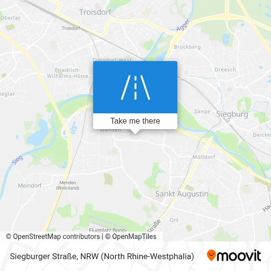 Siegburger Straße map