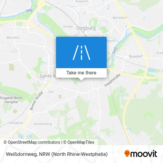 Карта Weißdornweg