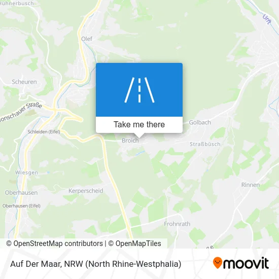 Auf Der Maar map