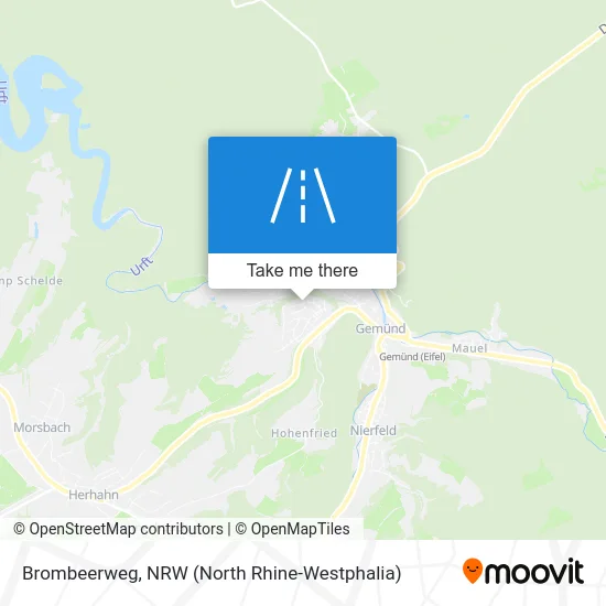 Карта Brombeerweg