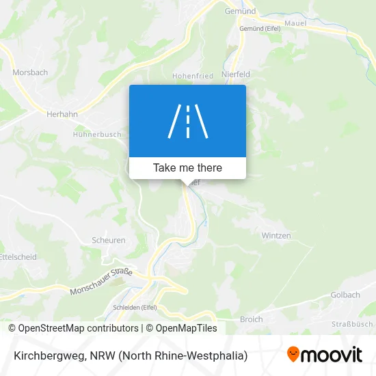 Kirchbergweg map