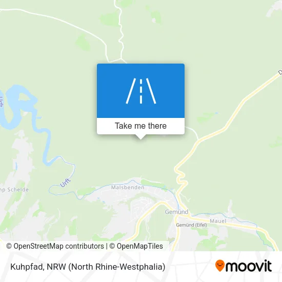 Карта Kuhpfad