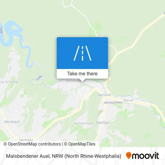 Карта Malsbendener Auel